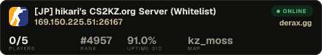 [JP] hikari's CS2KZ.org Server (Whitelist)
