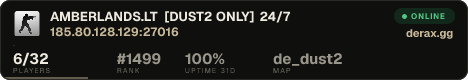 « AMBERLANDS.LT » [DUST2 ONLY] 24/7