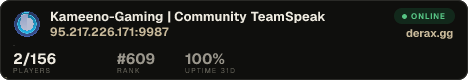 Kameeno-Gaming | Community TeamSpeak