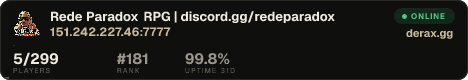 Rede Paradox RPG | discord.gg/redeparadox