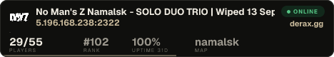 No Man's Z Namalsk - SOLO DUO TRIO | Wiped 13 September [KAIZEN
