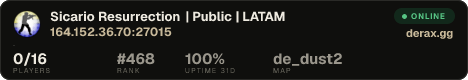 Sicario Resurrection | Public | LATAM