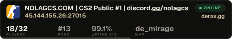 NOLAGCS.COM | CS2 Public #1 | discord.gg/nolagcs