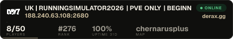 UK | RUNNINGSIMULATOR2026 | PVE ONLY | BEGINNERS WELCOME