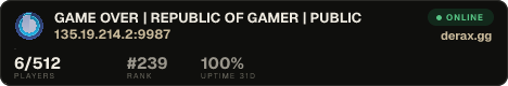 GAME OVER | REPUBLIC OF GAMER | PUBLIC