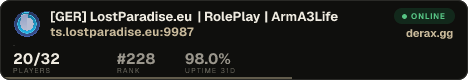 [GER] LostParadise.eu | RolePlay | ArmA3Life