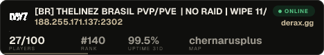 [BR] THELINEZ BRASIL PVP/PVE | NO RAID | WIPE 11/09