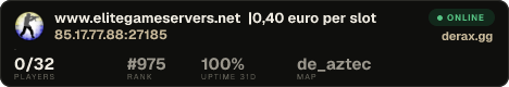 www.elitegameservers.net |0,40 euro per slot