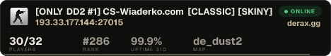 [ONLY DD2 #1] CS-Wiaderko.com [CLASSIC] [SKINY] [KLANY] [RANGI] [ASYSTY] [LECZENIE] [WSKRZESZENIE] [LOSOWANIE SVIPA] [VIP STEAM]