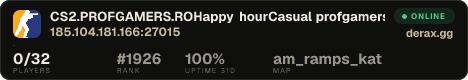 CS2.PROFGAMERS.ROHappy hourCasual ✯ profgamers.ro