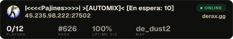 |<<<<Pajines>>>>| >[AUTOMIX]< [En espera: 10]