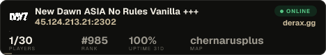 New Dawn ASIA No Rules Vanilla +++