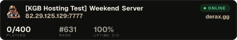 [KGB Hosting Test] Weekend Server