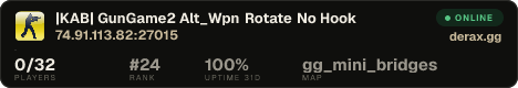 |KAB| GunGame2 Alt_Wpn Rotate No Hook