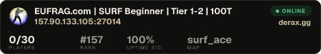 EUFRAG.com | SURF Beginner | Tier 1-2 | 100T