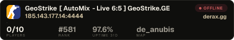 GeoStrike [ AutoMix - Live 6:5 ] GeoStrike.GE