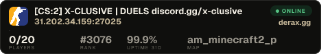 [CS:2] X-CLUSIVE | DUELS • discord.gg/x-clusive