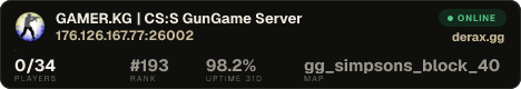 GAMER.KG | CS:S GunGame Server