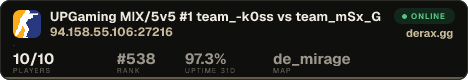 UPGaming ● MIX/5v5 #1