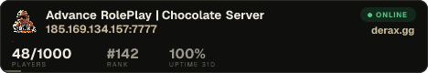 Advance RolePlay | Chocolate Server