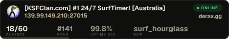 [KSFClan.com] #1 24/7 SurfTimer! [Australia]