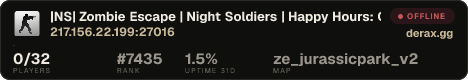 |NS| Zombie Escape | Night Soldiers | Happy Hours: ON!