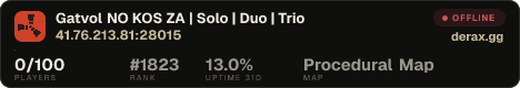 Gatvol NO KOS ZA | Solo | Duo | Trio
