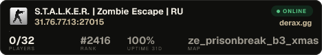 S.T.A.L.K.E.R. | Zombie Escape | RU