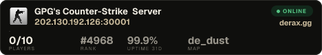 GPG's Counter-Strike Server