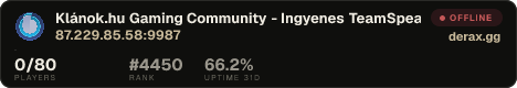 Klánok.hu Gaming Community - Ingyenes TeamSpeak szerver