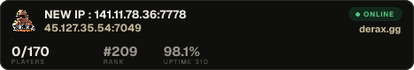 NEW IP : 141.11.78.36:7778