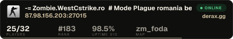 -= Zombie.WestCstrike.ro # Mode Plague romania best 4 ever =-