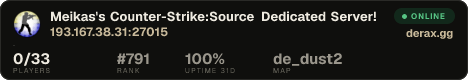 Meikas's Counter-Strike:Source Dedicated Server!