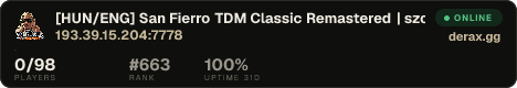 [HUN/ENG] San Fierro TDM Classic Remastered | szon