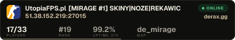 ▓▓ UtopiaFPS.pl ✦ [MIRAGE #1] SKINY|NOZE|REKAWIC