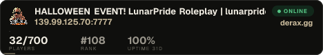 HALLOWEEN EVENT! LunarPride Roleplay | lunarpride.net