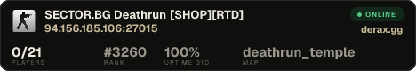 SECTOR.BG Deathrun [SHOP][RTD]