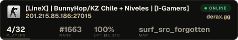 [LineX] | BunnyHop/KZ Chile + Niveles | [I-Gamers]
