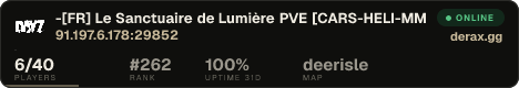 -[FR] Le Sanctuaire de Lumière PVE [CARS-HELI-MMG-FOG-DNA]