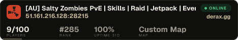 [AU] Salty Zombies PvE | Skills | Raid | Jetpack | Event