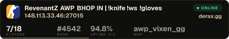 RevenantZ AWP BHOP IN | !knife !ws !gloves