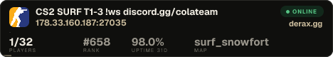 CS2 SURF T1-3 !ws • discord.gg/colateam