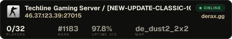 Techline Gaming Server / [NEW-UPDATE-CLASSIC-1000FPS]️️