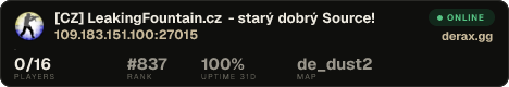 [CZ] LeakingFountain.cz - starý dobrý Source!