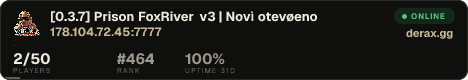 [0.3.7] Prison FoxRiver v3 | Novì otevøeno