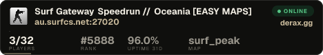 Surf Gateway » Speedrun // Oceania [EASY MAPS]