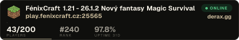 FénixCraft » 1.21 - 26.1.2 Nový temný update