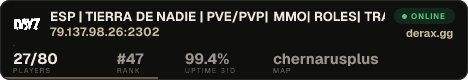 ESP | TIERRA DE NADIE | PVE/PVP| MMO| ROLES| TRADER
