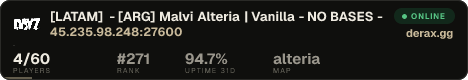 [LATAM] - [ARG] Malvi Alteria | Vanilla - NO BASES - 1PP - 5MAX