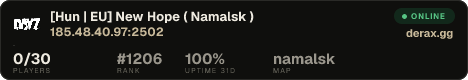 [Hun | EU] New Hope ( Namalsk )